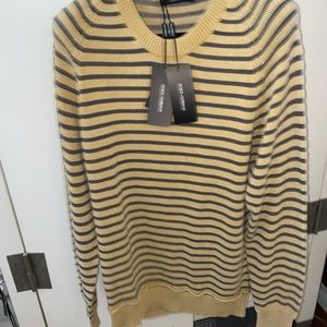NWT Dolce & Gabbana Striped Sweater